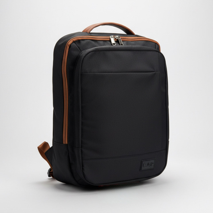 Cap underseat cabin reppu 15,6", musta/ruskea