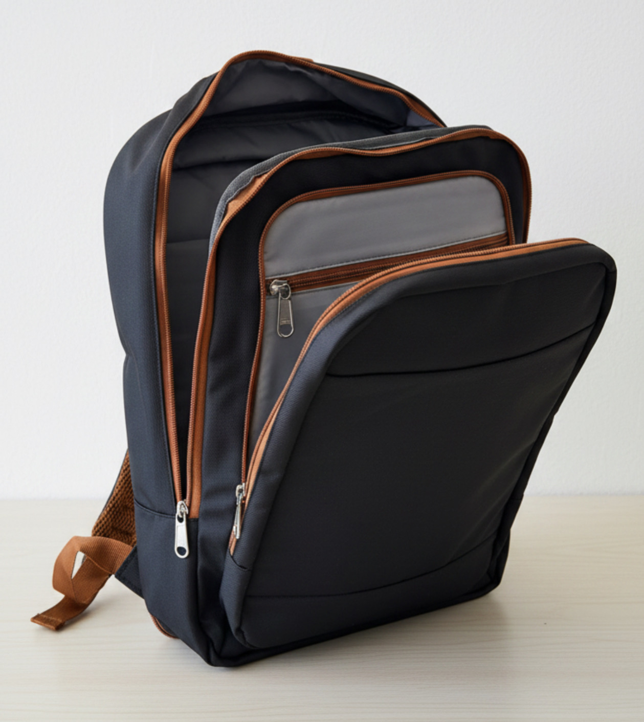 Cap underseat cabin reppu 15,6", musta/ruskea - Image 4