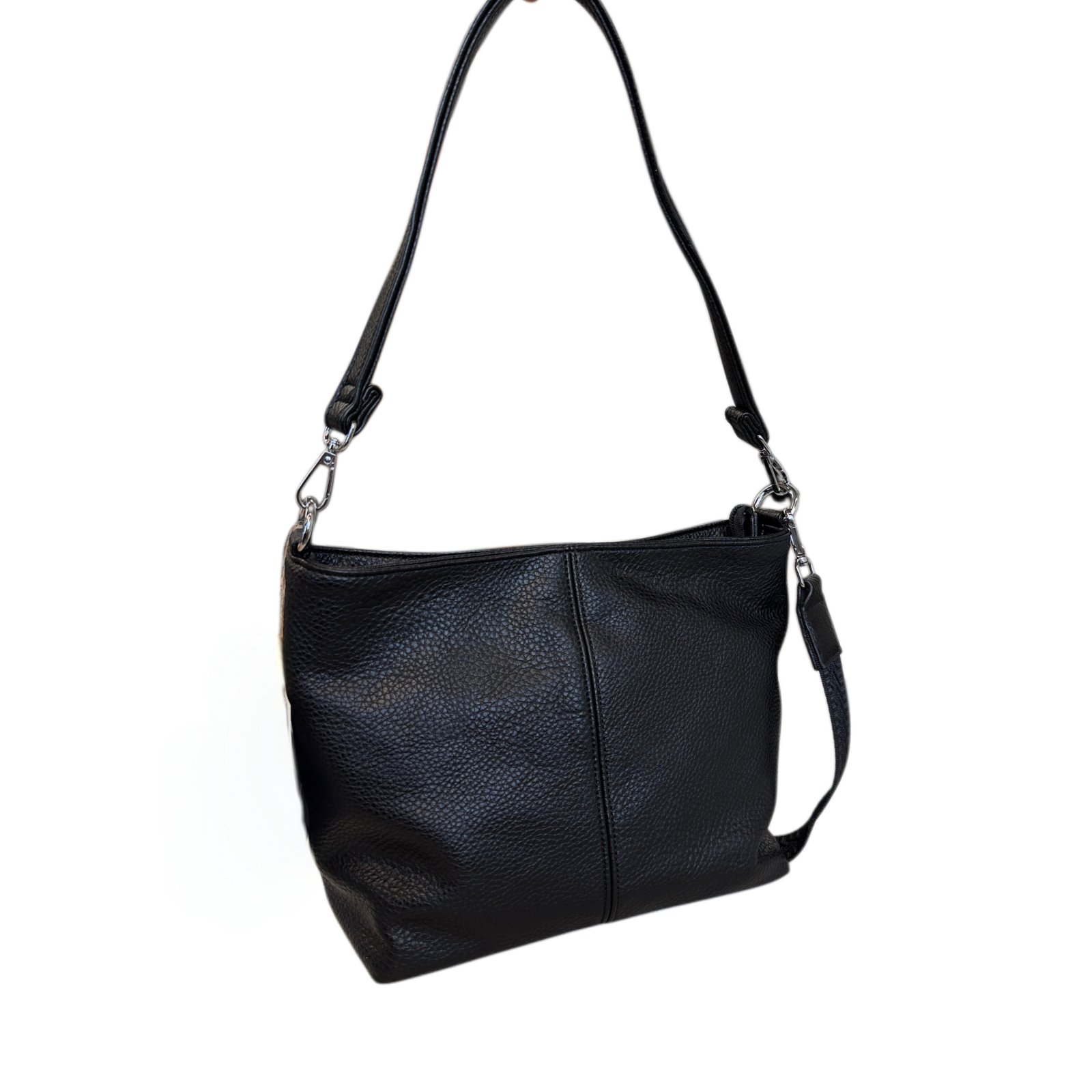 Paolo Bags naisten olkalaukku musta, 6520 - Image 5