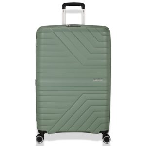 American Tourister Flytwist suuri matkalaukku laajeneva, vihreä