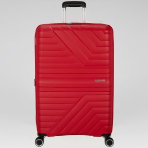 American Tourister Flytwist suuri matkalaukku laajeneva, punainen