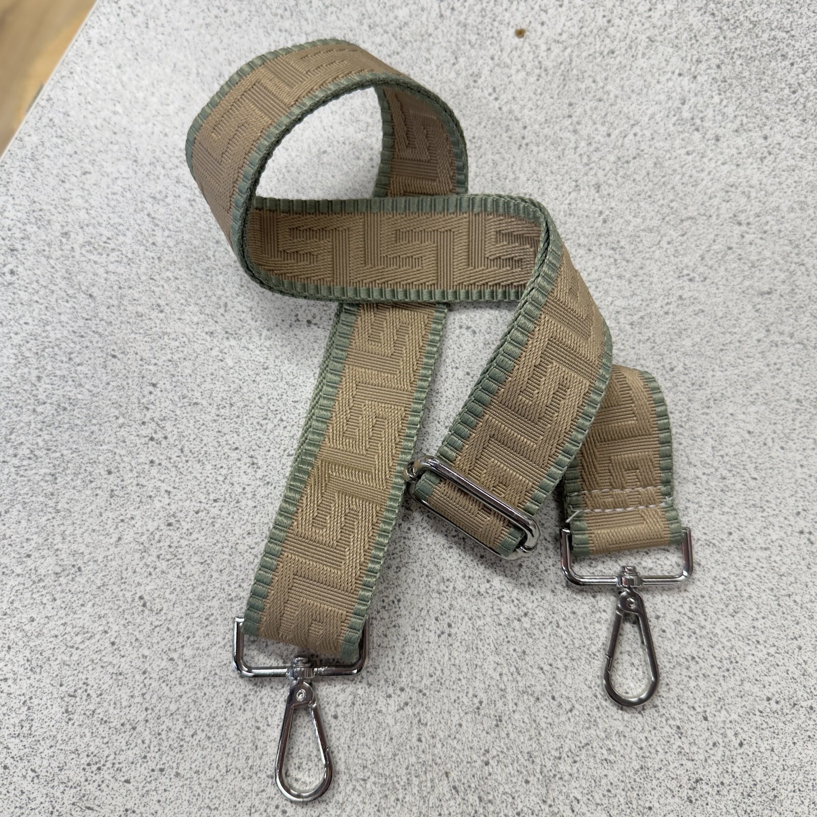Olkahihna laukkuun hiekka/vaaleanvihreä, 8904 - Image 2