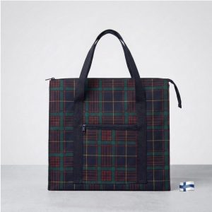 Bagmakers kotimainen kauppakassi, 315 | Hihnan pituus 13cm, f-kuosi