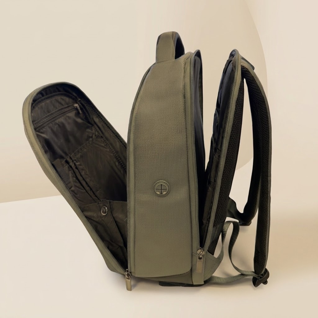 Roncato Work tietokonereppu 40cm pc 14" | antrasiitti-vihertävän harmaa - Image 4