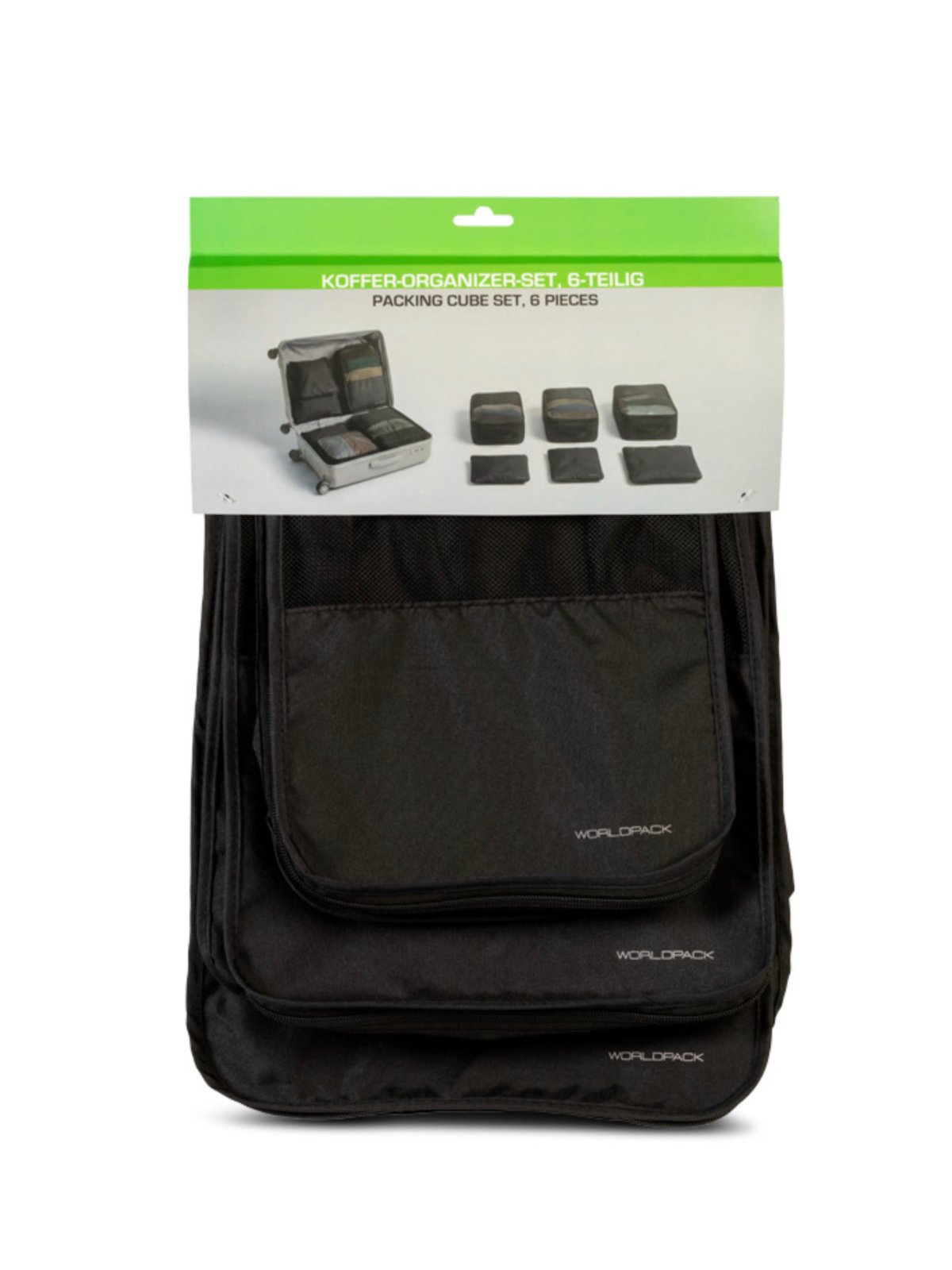 Worldpack Pakkauskuutiot ja säilytyspussit 6-osainen setti - Image 9