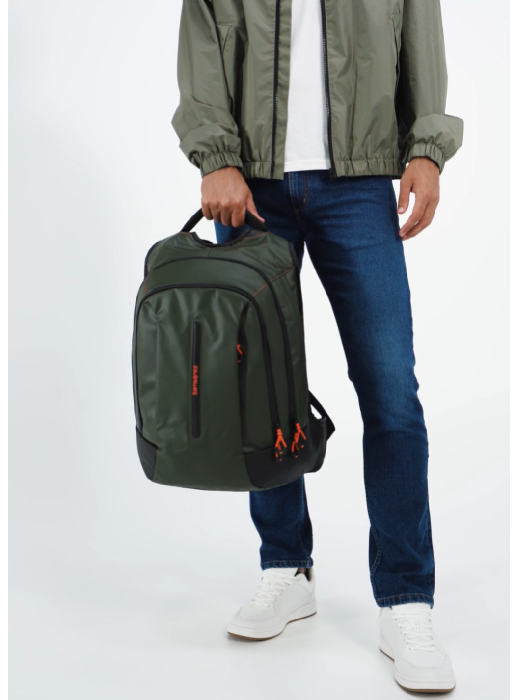 Samsonite Ecodiver reppu 17,3" PC, oliivi - Image 3