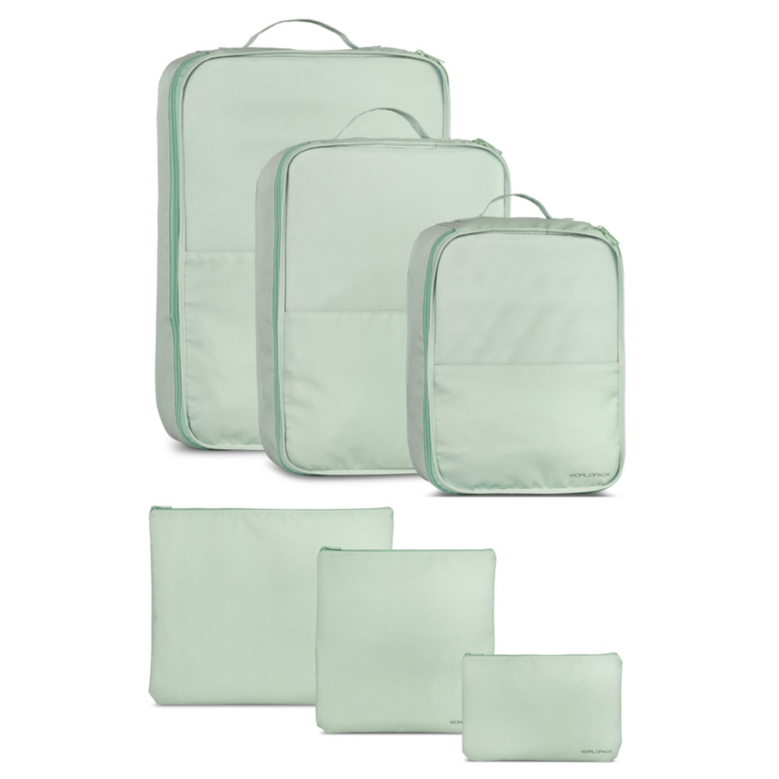 Worldpack Pakkauskuutiot ja säilytyspussit 6-osainen setti - Image 2