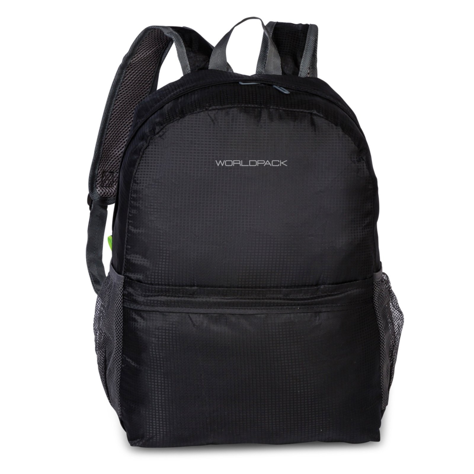 Worldpack taitettava reppu 16L, musta